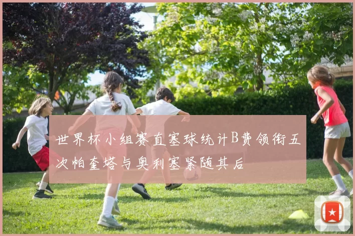 世界杯小组赛直塞球统计B费领衔五次帕奎塔与奥利塞紧随其后